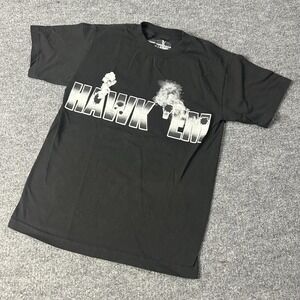 Pop Smoke Shirt Mens Small Black Meet The Woo 2 Hawk 'Em Graphic Rap Tee
